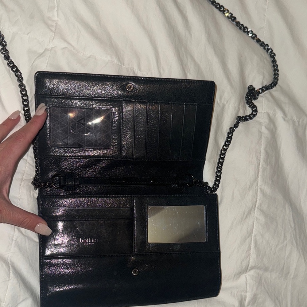 Black Quilted Chain Shoulder Bag - Picture 2 of 5